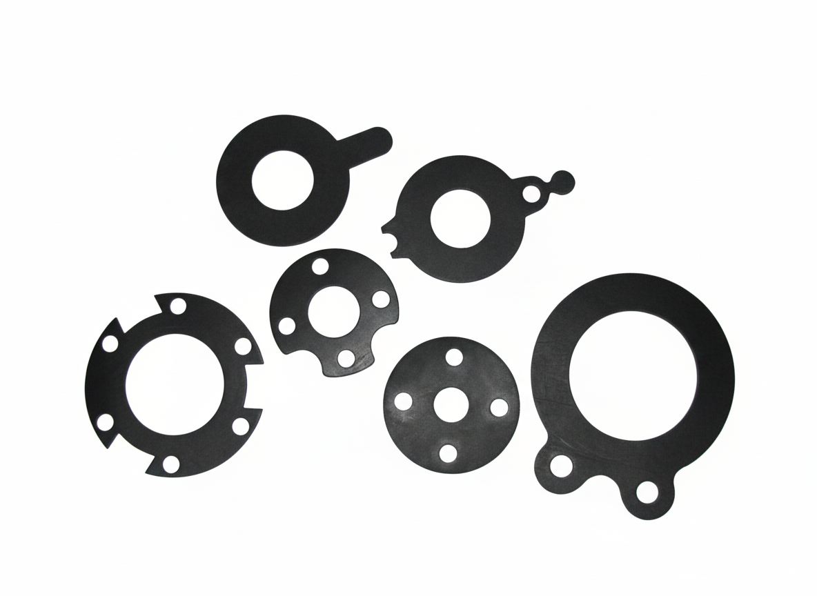 Juntas plana de goma con refuerzo de tela